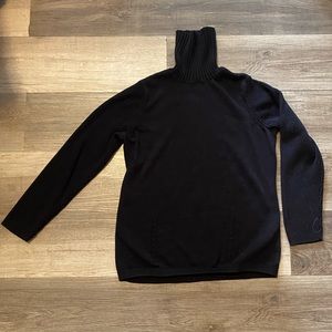 Coldwater Creek Womens Turtle Neck - Black Size XL